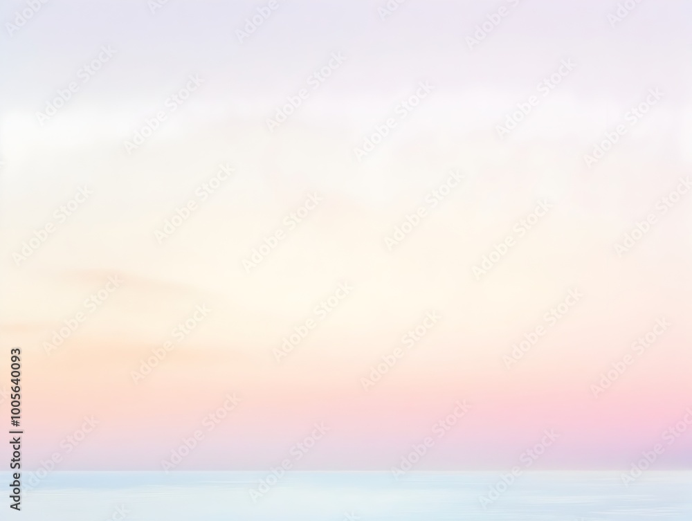 Fototapeta premium Ethereal Pastel Gradient A serene and captivating canvas of muted pinks blues and lavenders creating an elegant and refined foundation for digital creative and design projects