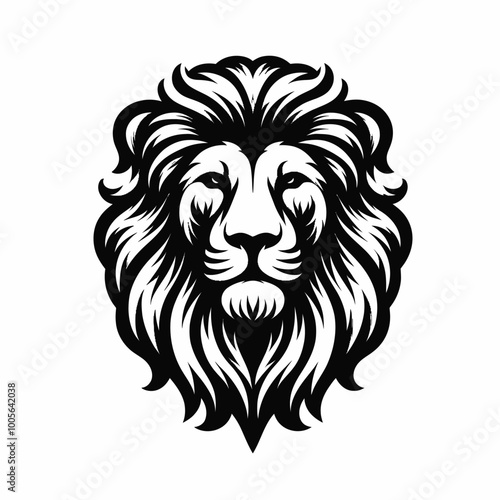 lion head vector