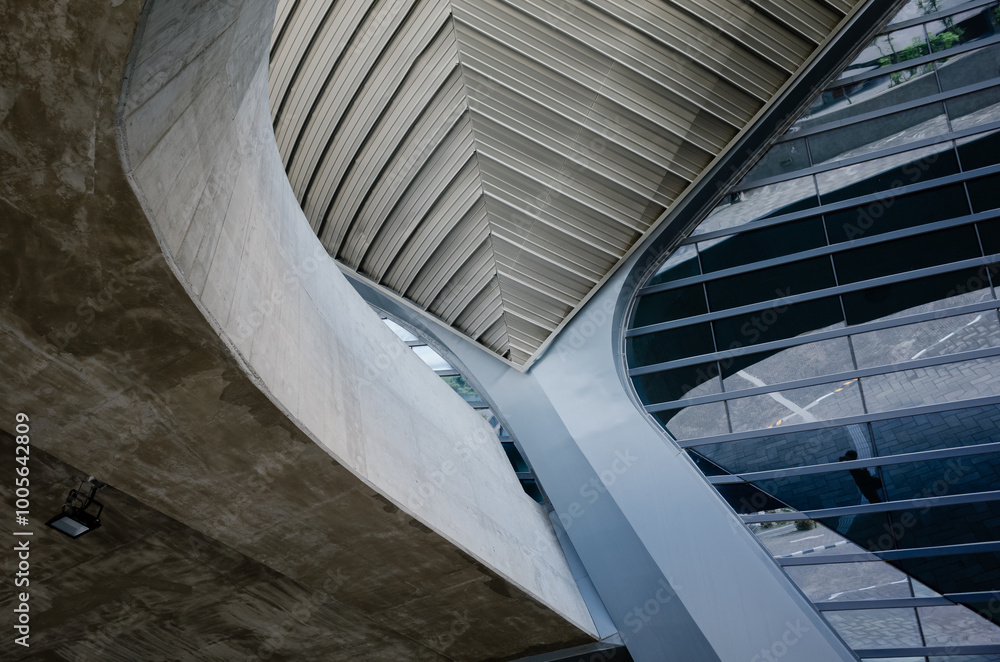 Fototapeta premium staircase in the city