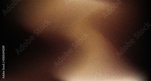 Beautiful brown light and dark combination on black grain texture background with empty space for design