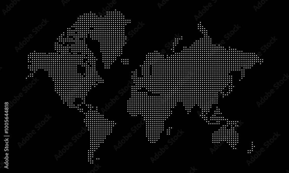 Squire Dotted World Map Vector Design in Simple Squire Dotted Global Map Silhouette Pattern Map Squire Dotted World Map Vector Design in Simple Squire Dotted Global Map Silhouette Pattern Map
