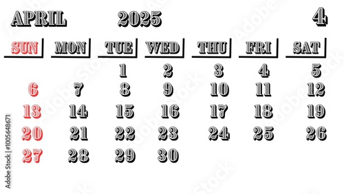 calendar2025