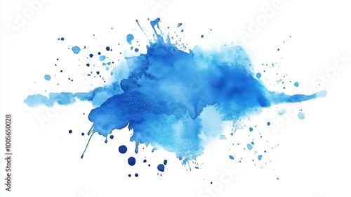 blue color under water splash effect wallpaper, watercolor