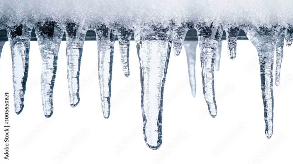 icicles on a transparent background icicles on a transparent background