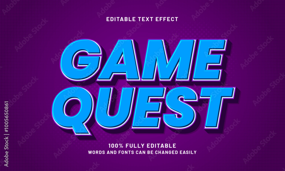 game quest editable text effects with a cute and fun theme game quest editable text effects with a cute and fun theme