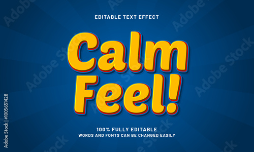 calm feel editable text effects with a kids and happy theme