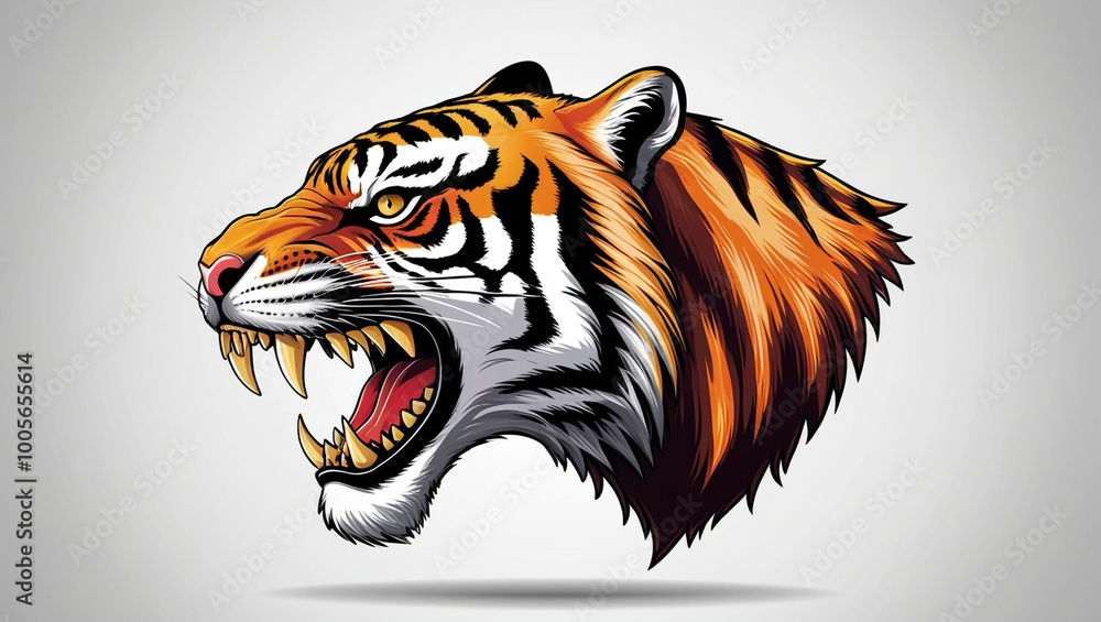 A highly detailed vibrant and majestic head A highly detailed vibrant and majestic head