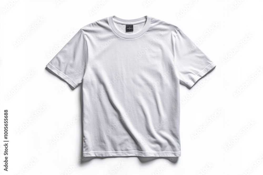 White Tshirt Mockup Isolated created with Generative AI White Tshirt Mockup Isolated created with Generative AI