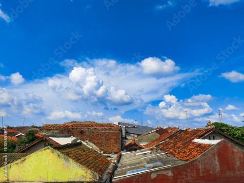 Roof and sky