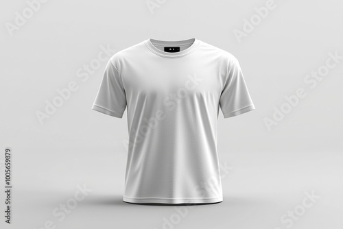 White Tshirt Mockup Isolated created with Generative AI