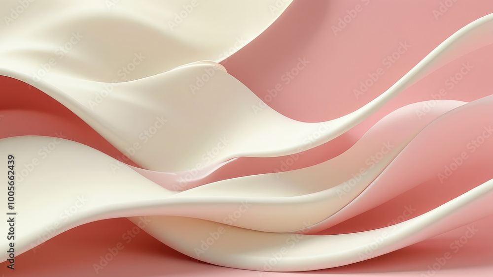 Obraz premium Soft Wave Lines
