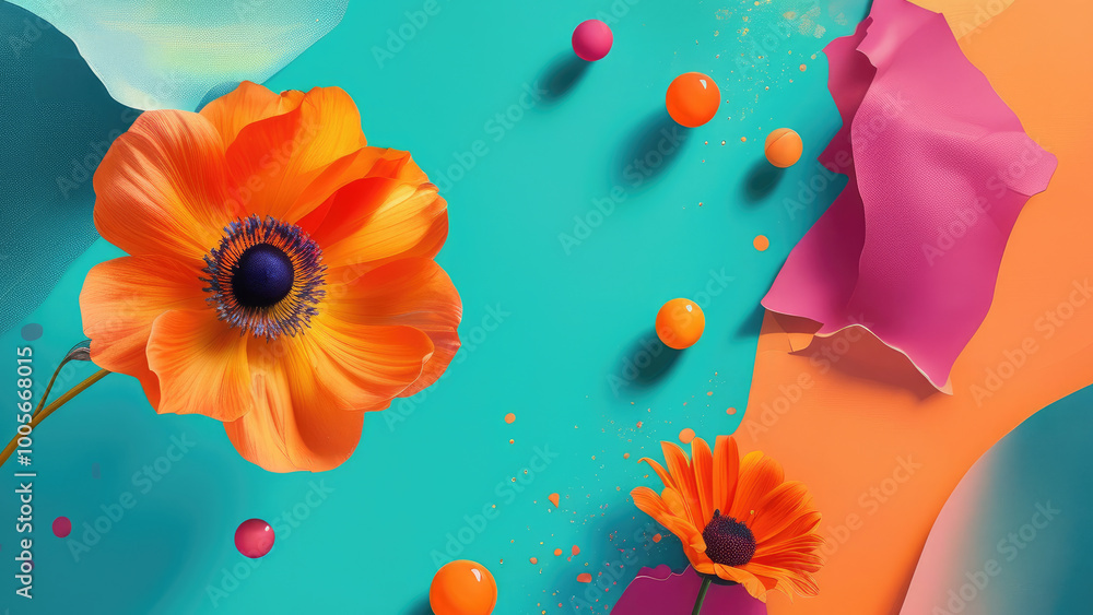 Obraz premium Vibrant Color Splash