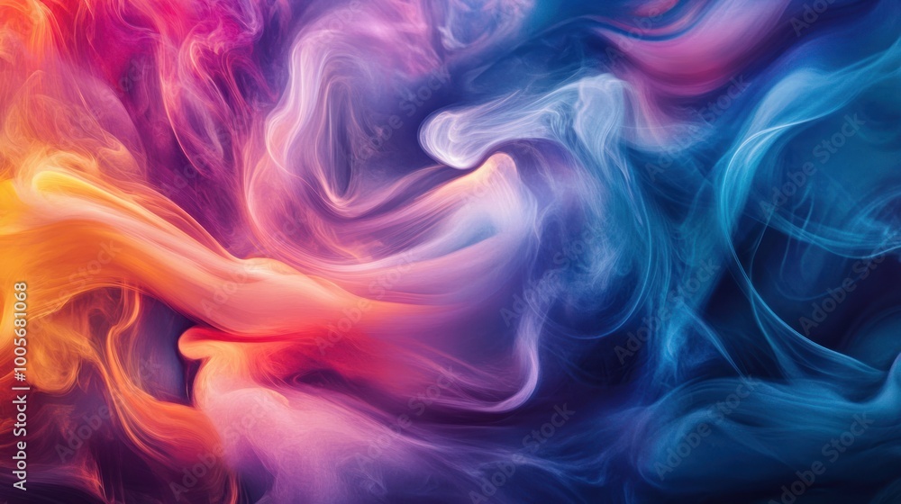 Abstract swirling colors create a vibrant, fluid background with a dreamy effect. Abstract swirling colors create a vibrant, fluid background with a dreamy effect.