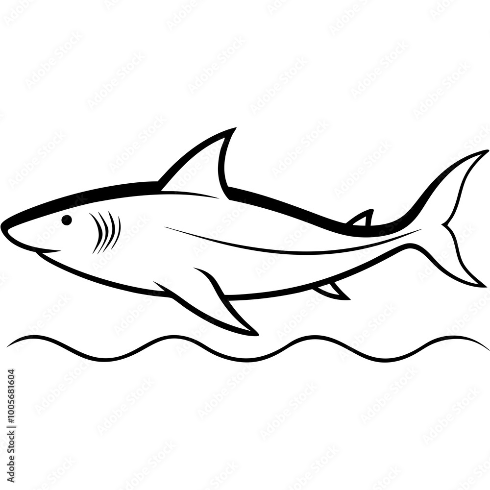 Vector Art of Shark Gliding Effortlessly Through Crystal Clear Waters
Vector Art of Shark Gliding Effortlessly Through Crystal Clear Waters