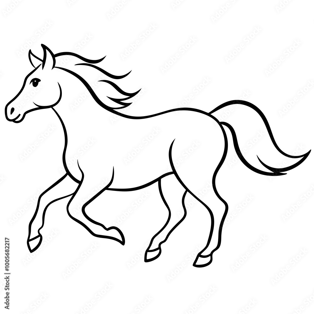 Captivating Vector Illustration Featuring a Graceful Horse in Full Motion Amidst Rolling Hills
Captivating Vector Illustration Featuring a Graceful Horse in Full Motion Amidst Rolling Hills