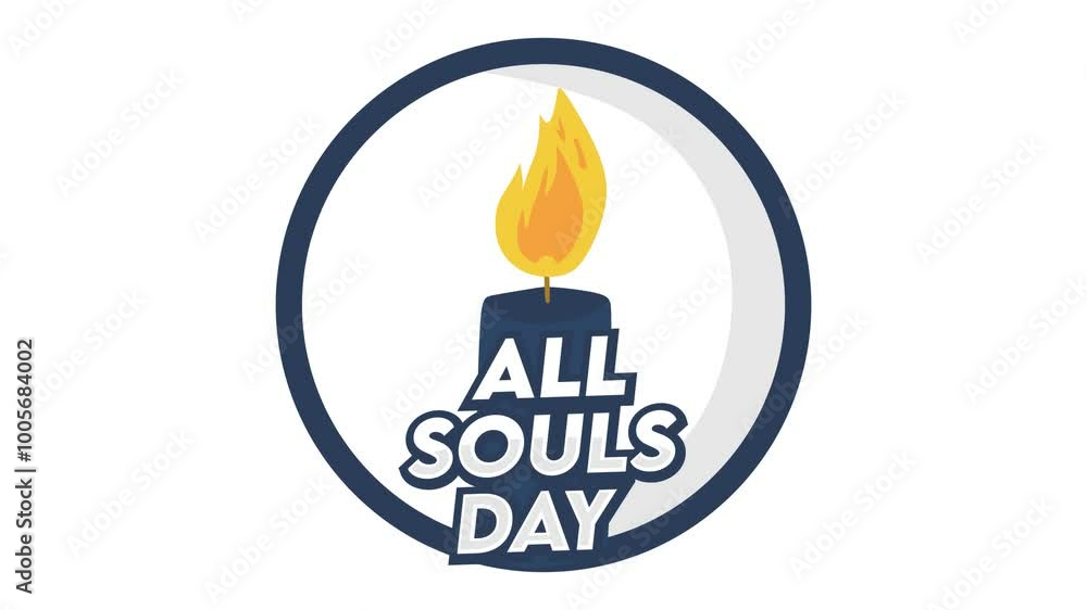 happy all souls day with candles happy all souls day with candles