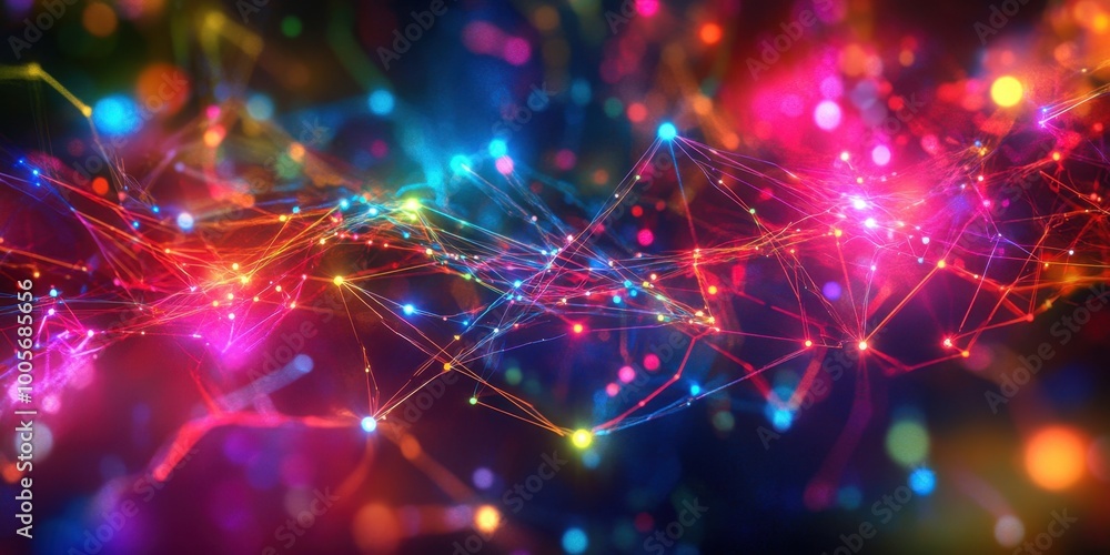 a colorful abstract background with many lights a colorful abstract background with many lights
