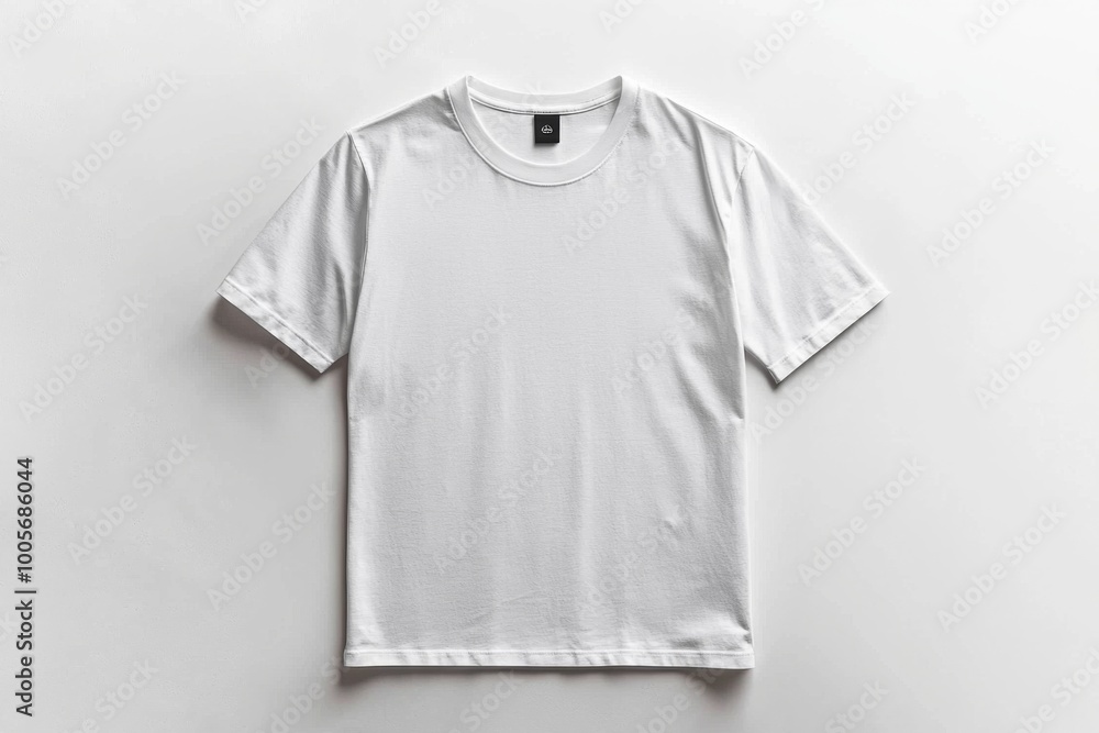 White Tshirt Mockup Isolated created with Generative AI White Tshirt Mockup Isolated created with Generative AI