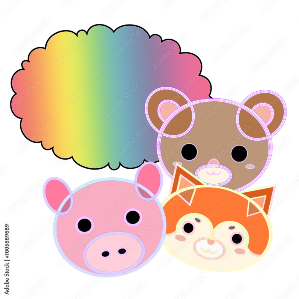 Cartoon animals message board Cartoon animals message board