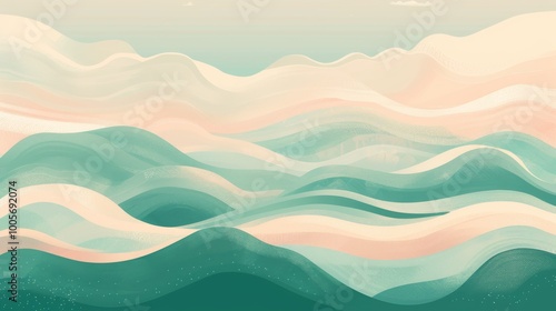 Lofi background with a tranquil pattern layout.