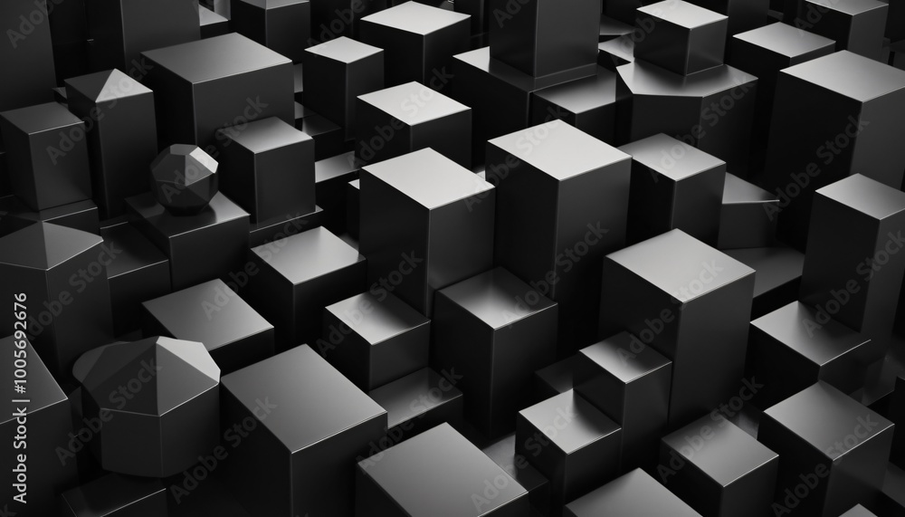solid black geometry illustration background solid black geometry illustration background