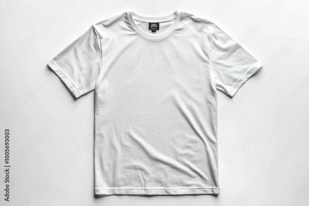 White Tshirt Mockup Isolated created with Generative AI White Tshirt Mockup Isolated created with Generative AI
