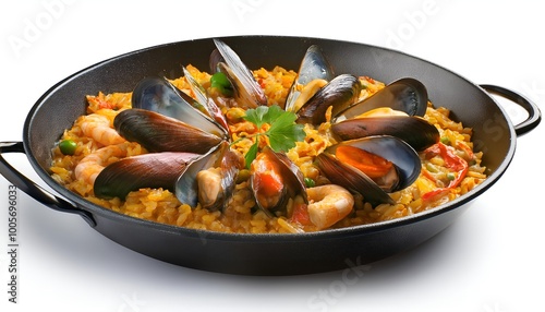 Typical Spanish rice, paella