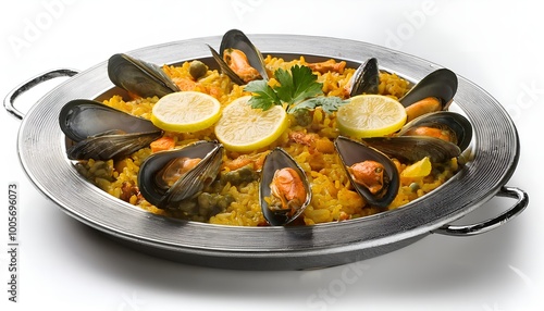 Typical Spanish rice, paella