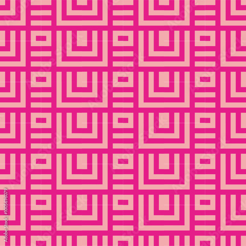 seamless japanese pattern with squares