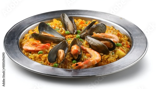 Typical Spanish rice, paella