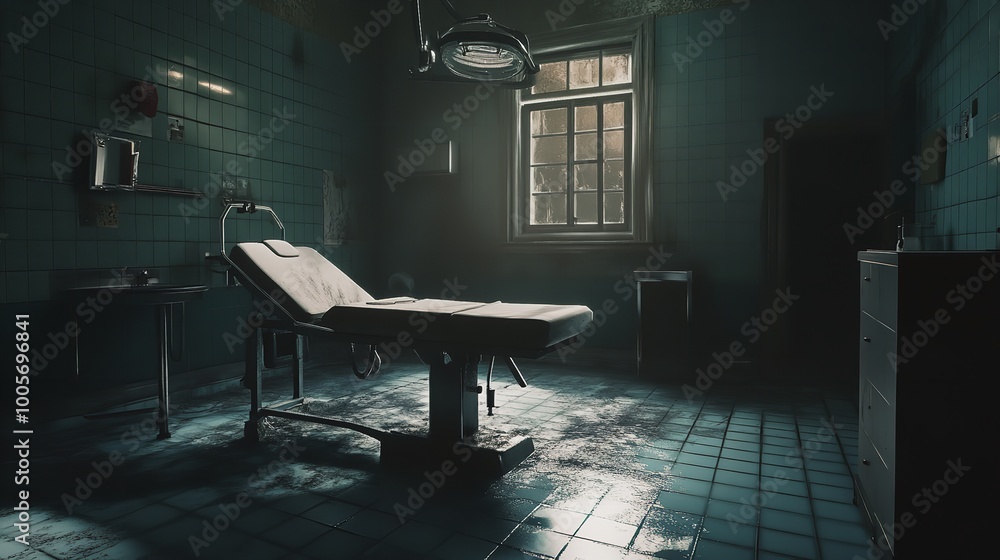 Empty Hospital Room with Bed and Medical Equipment for Medical, Healthcare, and Hospital Interior Design Empty Hospital Room with Bed and Medical Equipment for Medical, Healthcare, and Hospital Interior Design