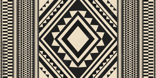 Ethnic geometric pattern, seamless pattern of the Navajo tribe. Native American ethnic. Seamless vector pattern ethnic, seamless Mexican rug, woven carpet. Folk embroidery, Bohemian, Aztec style.