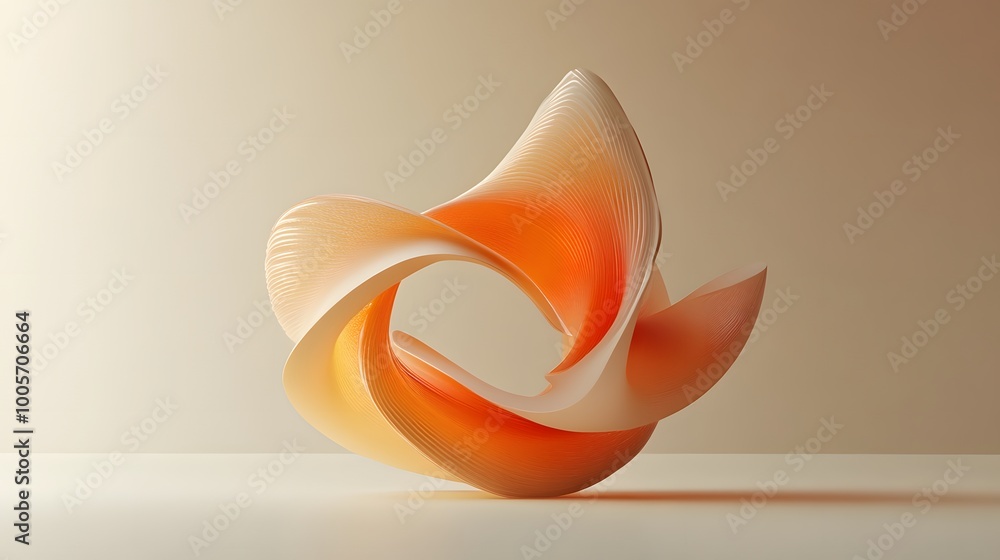 Abstract 3d rendering, twisted shape, modern illustration, background design. Abstract 3d rendering, twisted shape, modern illustration, background design.