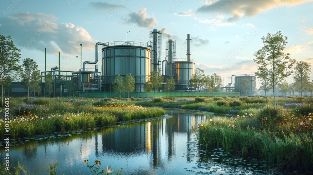 Modern Hydrogen Production Facility Modern Hydrogen Production Facility