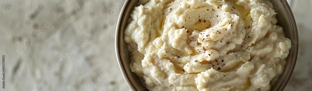 Dip Hummus Close Up View Dip Hummus Close Up View