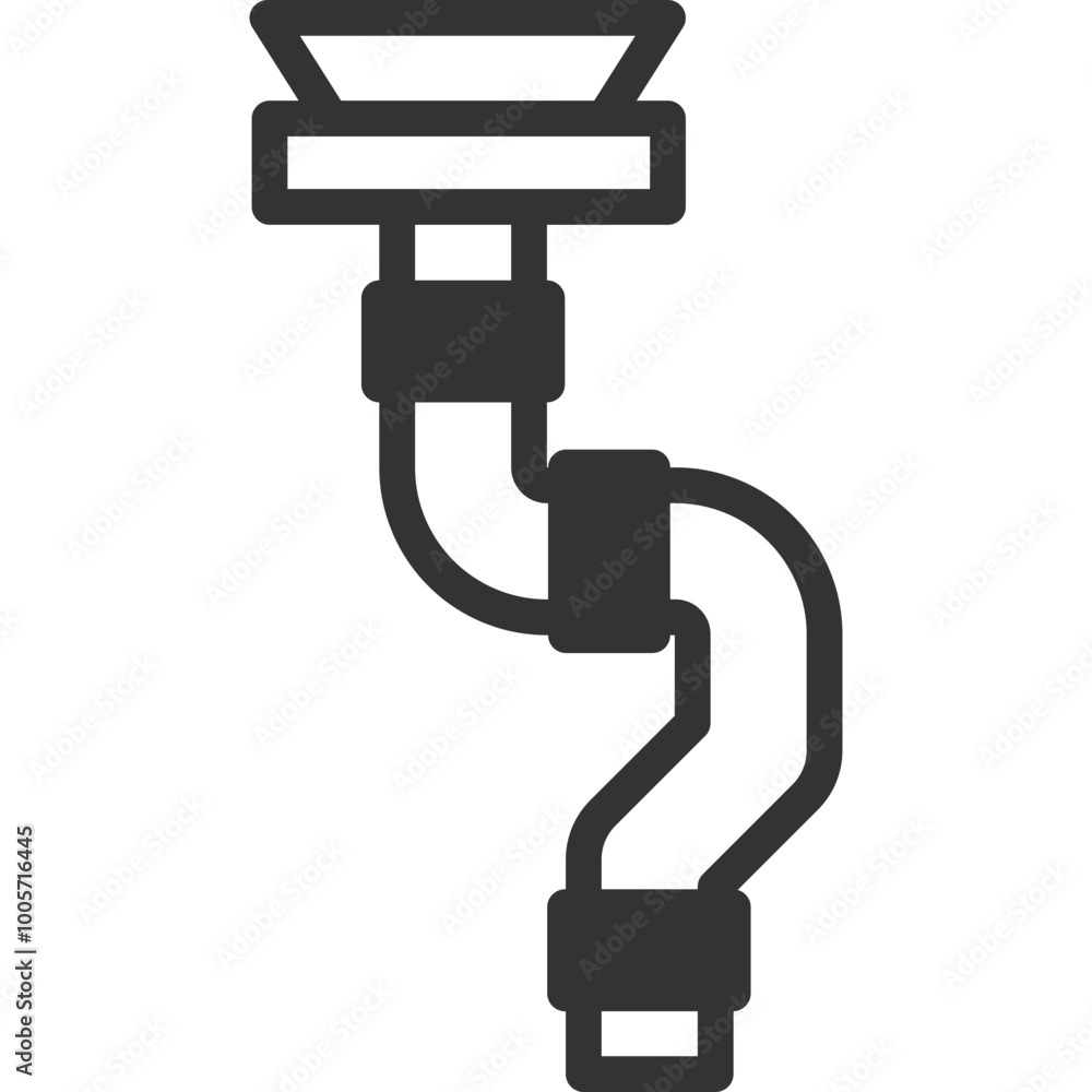 Gutter Line Icon Gutter Line Icon