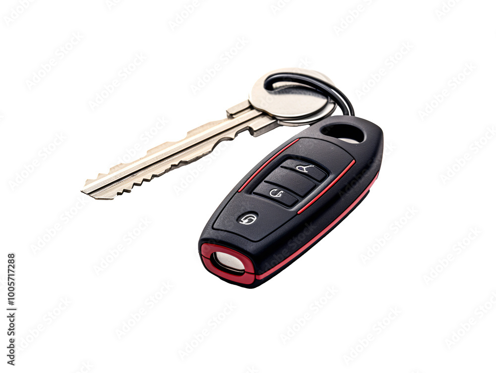 a car key with a keychain a car key with a keychain