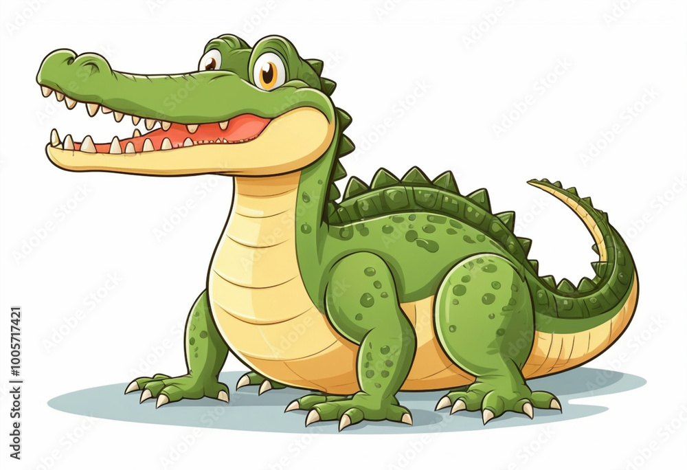 Fototapeta premium crocodile with a smile
