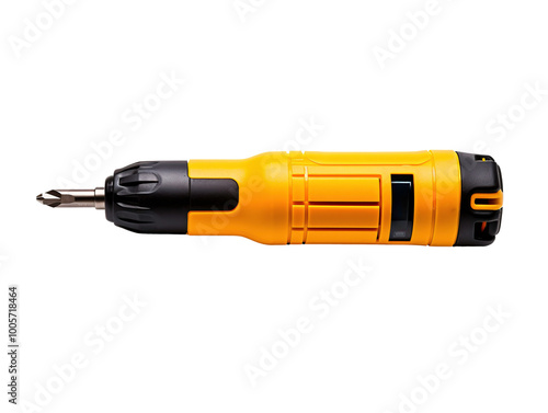 a yellow and black screwdriver