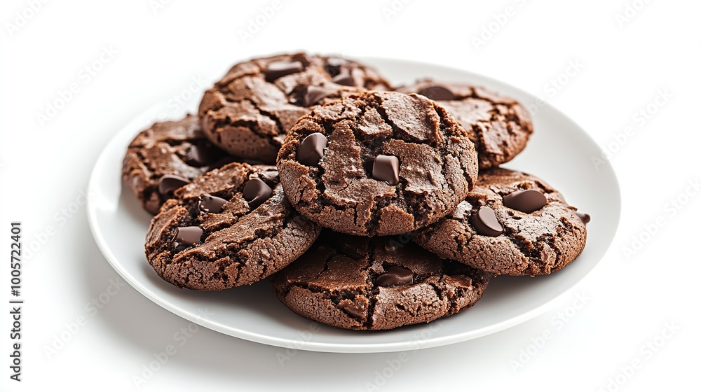 Delicious Double Chocolate Chip Cookies With Abundance of Chocolate Delicious Double Chocolate Chip Cookies With Abundance of Chocolate