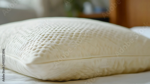 Lightweight Organic Latex Pillow for Comfortable Sleep photo