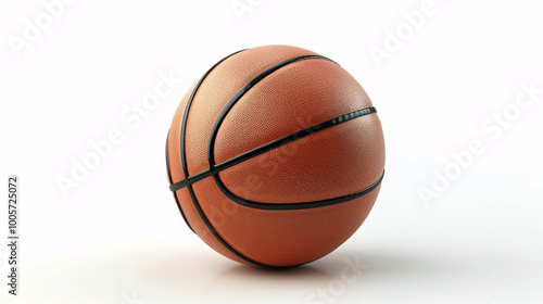 a close up of a basketball