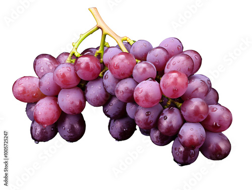 a bunch of grapes with water drops on them photo