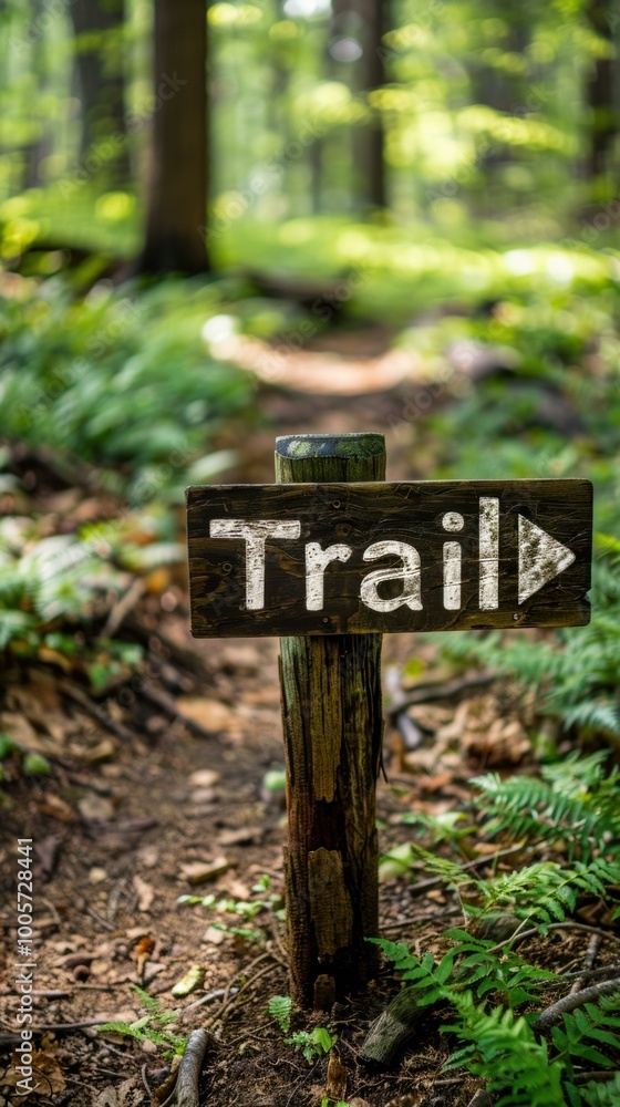 A wooden sign with a white arrow pointing right reads A wooden sign with a white arrow pointing right reads