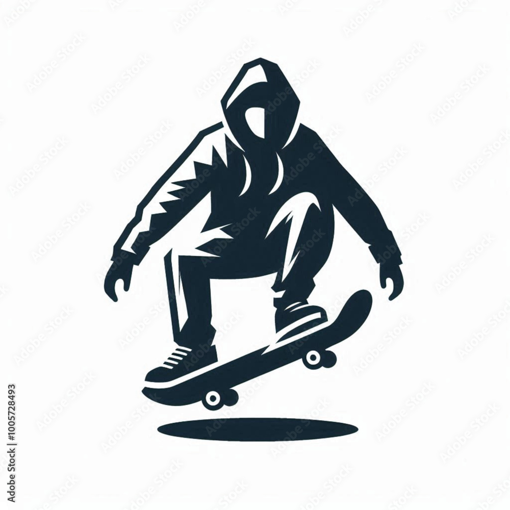 Fototapeta premium skaters icon