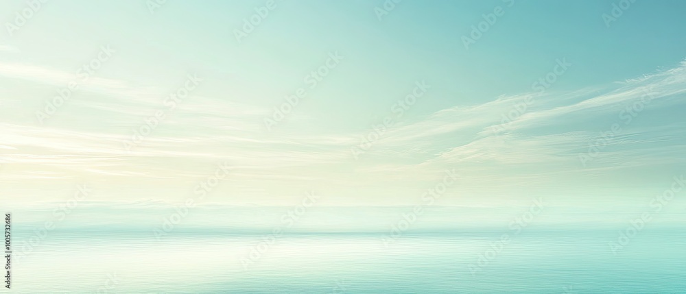 A serene view of tranquil waters under a soft sky, embodying peace and calmness in nature's embrace.