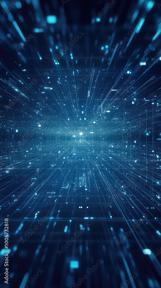 A vibrant abstract representation of digital data flow and communication in a futuristic blue tone, symbolizing technology and innovation. A vibrant abstract representation of digital data flow and communication in a futuristic blue tone, symbolizing technology and innovation.