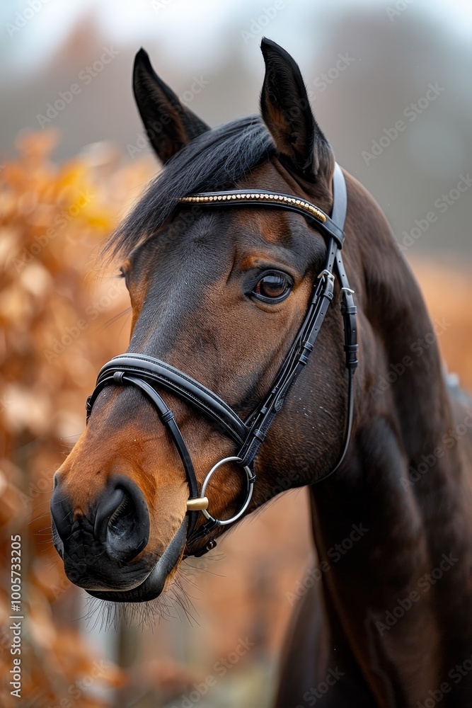 Obraz premium Dynamic image of an isolated wild rodeo horse in full motion against a clean white background