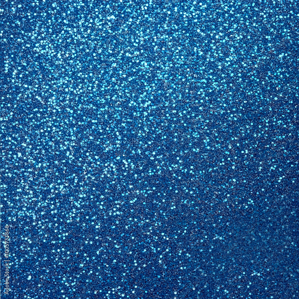 Fototapeta premium Christmas blue glitter texture 