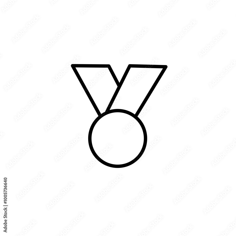 Line stroke competition icon. Editable vector object isolated on white background. Line stroke competition icon. Editable vector object isolated on white background.